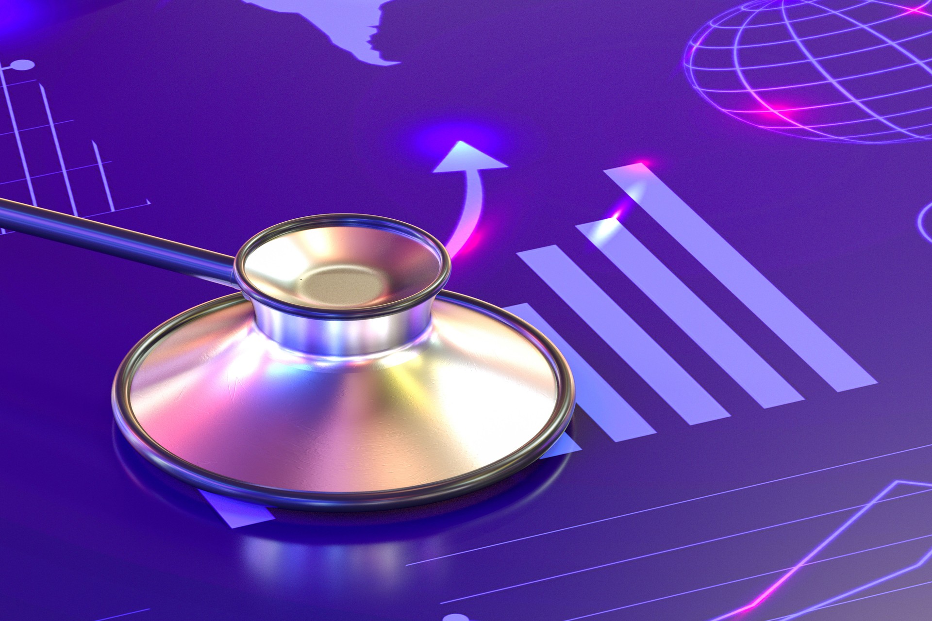 Stethoscope with financial analyze